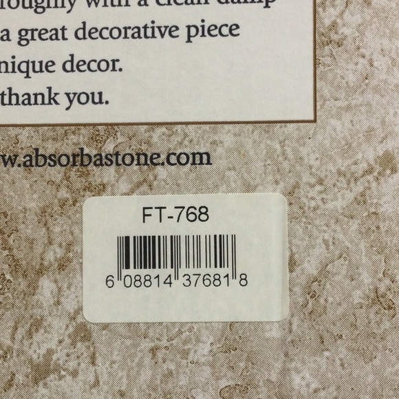 Framed stone trivet, purple iris image - Picture 5 of 5